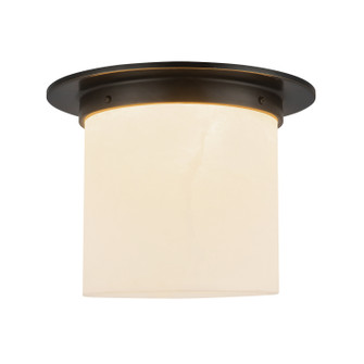 Mineral One Light Flush Mount in Urban Bronze/Alabaster (452|FM360118UBAR)