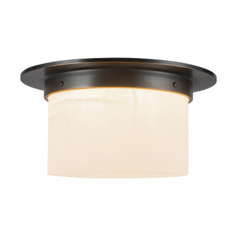 Mineral Two Light Flush Mount in Urban Bronze/Alabaster (452|FM360115UBAR)