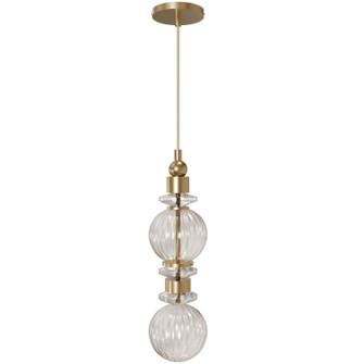 Avra LED Pendant in Aged Brass (192|HF7902AB)
