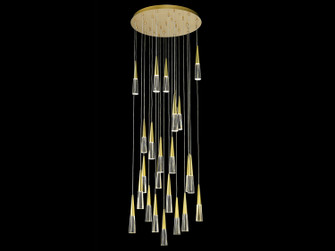 Encino LED Pendant in Brushed Brass (192|HF7725BB)