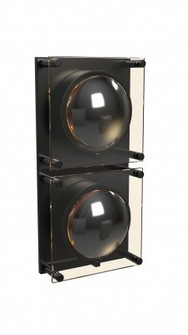 Peninisula Two Light Wall Sconce in Matte Black (192|HF7102BK)