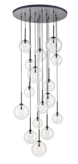 Delilah LED Pendant in Black (192|HF4266BK)