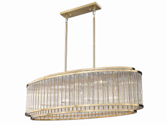 Waldorf 16 Light Chandelier in Aged Brass (192|HF1927AB)