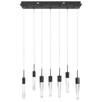 Aspen LED Pendant in Black (192|HF19007APBKC)