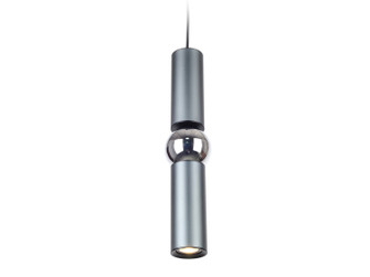 Cicada LED Pendant in Grey With Chrome (192|HF1091GRY)