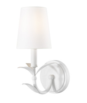 Aslin One Light Wall Sconce in Textured White (224|8301STXWH)