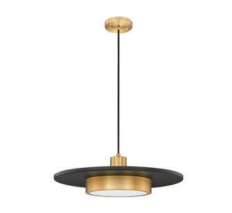 Ludo LED Pendant in Matte Black + Modern Gold (224|829P20MBMGLDLED)