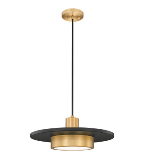 Ludo LED Pendant in Matte Black + Modern Gold (224|829P16MBMGLDLED)