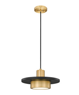 Ludo LED Pendant in Matte Black + Modern Gold (224|829P12MBMGLDLED)