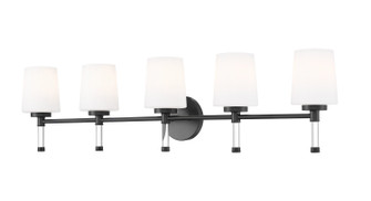 Henri Five Light Vanity in Matte Black (224|77005VMB)