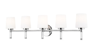 Henri Five Light Vanity in Chrome (224|77005VCH)