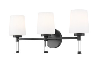 Henri Three Light Vanity in Matte Black (224|77003VMB)