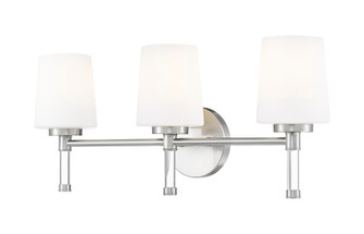 Henri Three Light Vanity in Brushed Nickel (224|77003VBN)