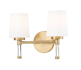 Henri Two Light Vanity in Modern Gold (224|77002VMGLD)