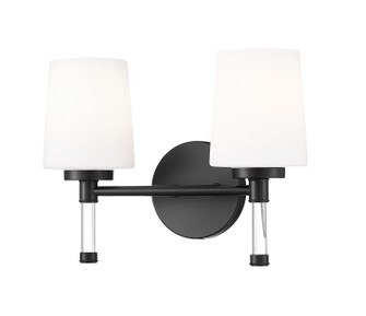 Henri Two Light Vanity in Matte Black (224|77002VMB)