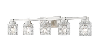 Jacqueline Five Light Vanity in Brushed Nickel (224|61015VBN)
