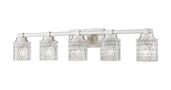 Jacqueline Five Light Vanity in Brushed Nickel (224|61015VBN)
