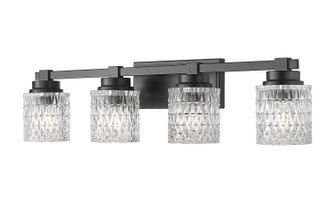 Jacqueline Four Light Vanity in Matte Black (224|61014VMB)