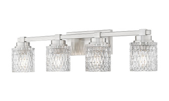 Jacqueline Four Light Vanity in Brushed Nickel (224|61014VBN)