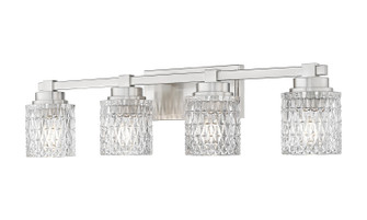 Jacqueline Four Light Vanity in Brushed Nickel (224|61014VBN)