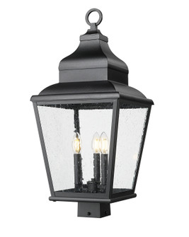 Raphael Three Light Outdoor Post Mount in Sand Black (224|5029PHBSBK)