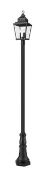 Raphael Three Light Outdoor Post Mount in Sand Black (224|5029PHBR518PBK)