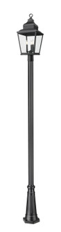 Raphael Three Light Outdoor Post Mount in Sand Black (224|5029PHBR5011PBK)