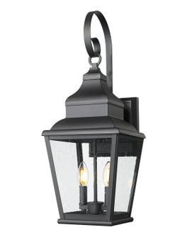 Raphael Two Light Outdoor Wall Mount in Sand Black (224|5029MBK)