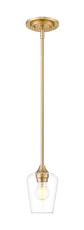 Joliet One Light Pendant in Burnished Brass (224|473MPBBR)