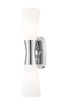 Emrys Two Light Wall Sconce in Polished Nickel (224|45042SPN)