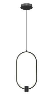 Saros LED Pendant in Matte Black (224|410110MBLED)