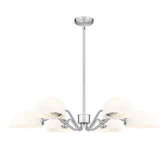 Breton Six Light Chandelier in Brushed Nickel (224|30486BN)