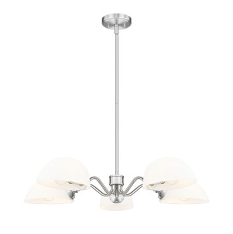 Breton Five Light Chandelier in Brushed Nickel (224|30485BN)