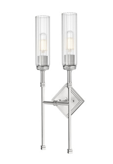 Esme Two Light Wall Sconce in Brushed Nickel (224|30472SBN)