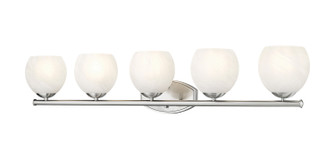 Colette Five Light Vanity in Brushed Nickel (224|19635VBN)