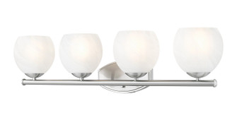 Colette Four Light Vanity in Brushed Nickel (224|19634VBN)