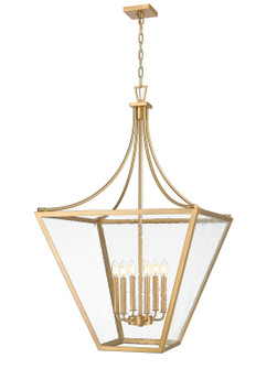 Montalcino Six Light Chandelier in Rubbed Brass (224|19616RB)