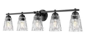 Andree Five Light Vanity in Matte Black (224|19605VMB)