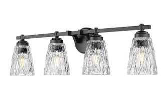 Andree Four Light Vanity in Matte Black (224|19604VMB)