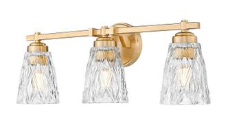Andree Three Light Vanity in Modern Gold (224|19603VMGLD)