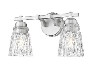 Andree Two Light Vanity in Brushed Nickel (224|19602VBN)