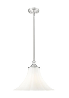 Fleur One Light Pendant in Brushed Nickel (224|1958P16BN)