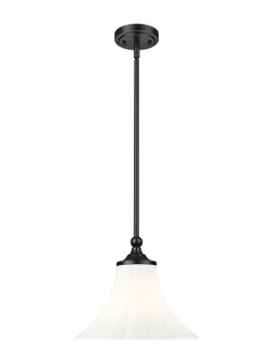 Fleur One Light Pendant in Matte Black (224|1958P12MB)