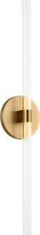 Silas LED Wall Sconce in Burnished Brass | Burnished Brass (454|SLW1102BBS)