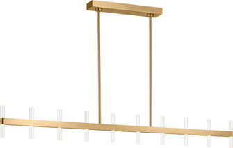 Silas LED Linear Pendant in Burnished Brass/Burnished Brass (454|SLC11120BBS)