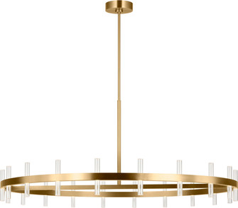 Silas LED Chandelier in Burnished Brass | Burnished Brass (454|SLC10940BBS)