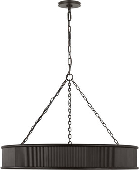 Ritz Eight Light Chandelier in Aged Iroged Iron (454|PCC1008AI)