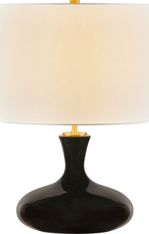 Amber One Light Table Lamp in Black Ceramic | Black Ceramic (454|KST1251CBK)