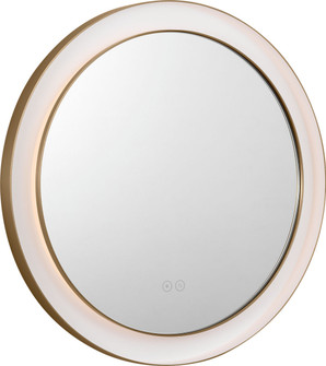 Chopin LED Mirror in Burnished Brass/Burnished Brass (454|KSMRIL104BBS)