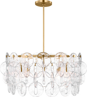 Candace Five Light Chandelier in Burnished Brass/Burnished Brass (454|KSC1165BBS)